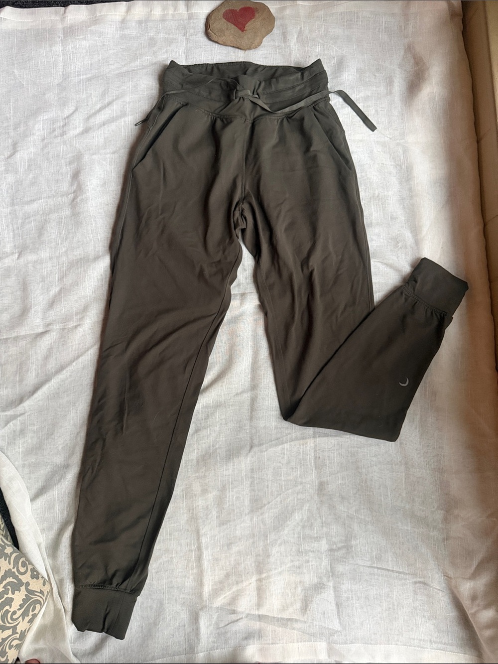 Zyia Active Women's Olive Green Joggers - Lightweight Track Pants